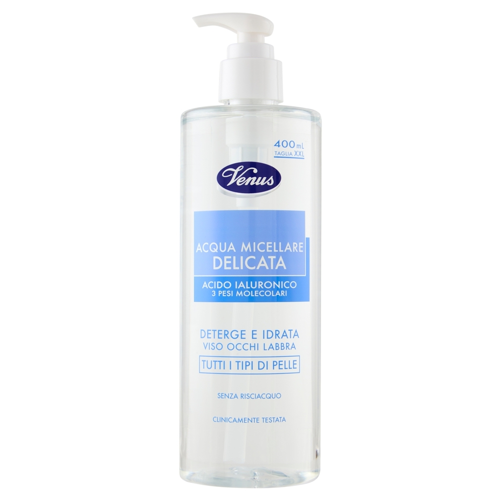 Venus Acqua Micellare Ultra Delicata Tutti i Tipi di Pelle 400 mL